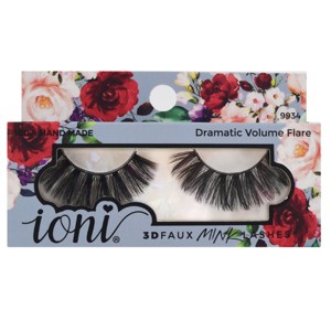 IONI Collector's Premium Edition 3D Faux Mink Lash Dramatic Volume Flare (Pack of 12) - 1 of 3