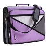 Case-it The Universal Zipper Binder - 2 Inch O-Rings - Padded Pocket - 400 Page Capacity - Comes with Shoulder Strap - 3 of 4