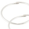 Unique Bargains Metal Scrapbooking Staple Book Binder Loose Leaf Rings Keychain 2 Pcs 3.5" Dia - 4 of 4