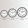 14 Inch Silent Non - Ticking Analog Wall Clock Black Modern Office Home Bathroom Kitchen Bedroom School Living Room Clock - 3 of 4