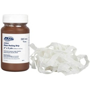 Dukal 263 Plain Wound Packing Strips 2 in. x 5 yd. Sterile (Each) - 1 of 3