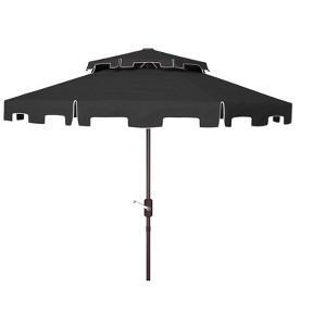 Zimmerman 9Ft Double Top Market Umbrella - PAT8200 - Safavieh - 1 of 3