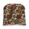Gripper 17" x 17" Non-Slip Large Ovation Pattern Tufted Chair Cushions Set of 2: Indoor Kitchen Seat Cushions, Polyester - 3 of 3
