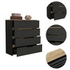 Depot E-Shop Drawer Dresser 35"H, Four Drawers, Superior Top - 3 of 4