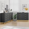 Whizmax Dresser for Bedroom with 8 Drawer, TV Stand Dressers Chest of Drawers for Living Room Hallway Entryway - 3 of 4