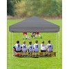 Pop-Up Canopy, Foldable Outdoor Sunshade Shelter, One-Push Setup Tent for Events, Parties, Camping and Commercia - 3 of 4