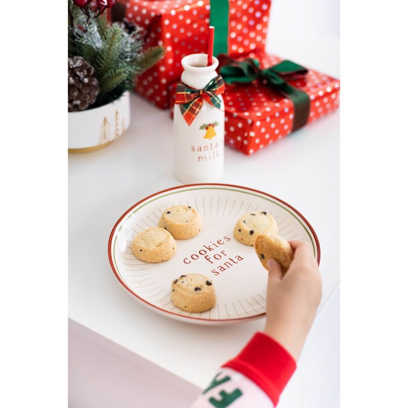 Pearhead Santa Cookies &#38; Milk Holiday Set, 2 of 8
