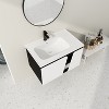 Vynxaria 32' Floating Wall-Mounted Bathroom Vanity With Single Sink,& Soft-Close Cabinet Door - 2 of 4