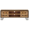 vidaXL TV Cabinet Multicolor Solid mango wood and steel 47.2 in long - 2 of 4