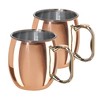 OGGI 20oz Moscow Mule Mug - Copper - Set of 2 - image 2 of 4