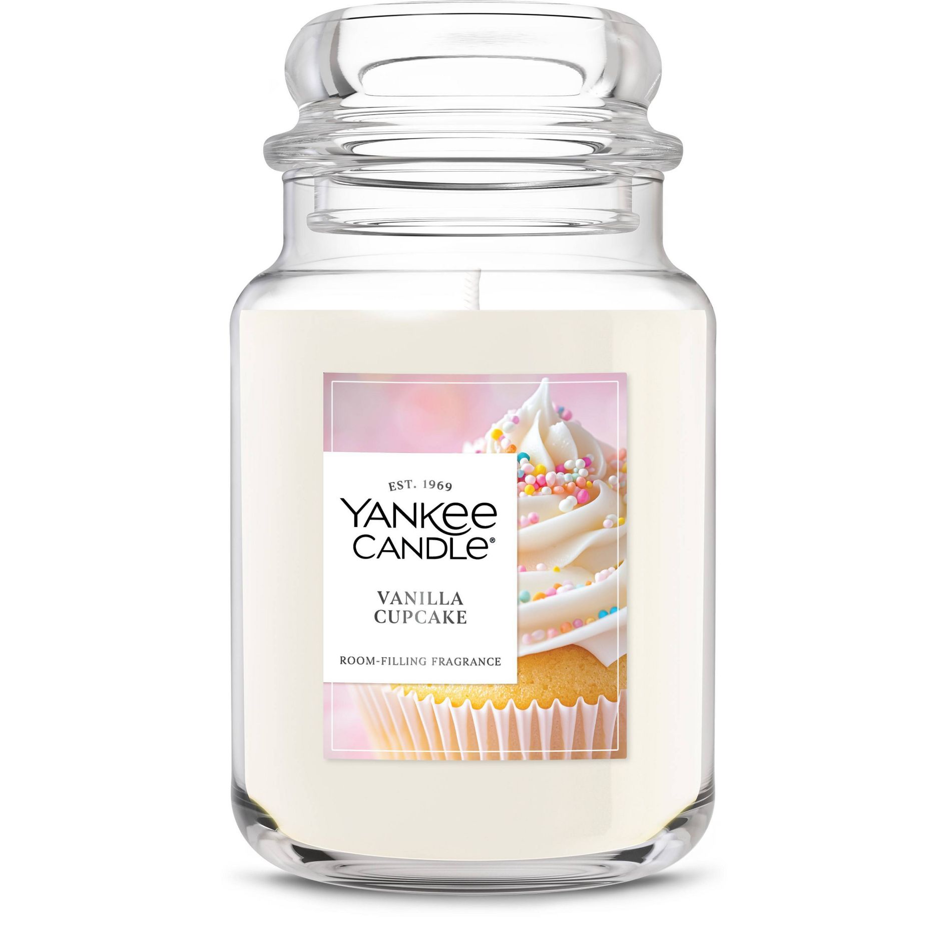 Original Large Jar Vanilla Cupcake Candle 22oz - Yankee Candle