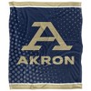 University Of Akron Logo Dots Silky 50x60 Blanket, 1 Sided - 2 of 4
