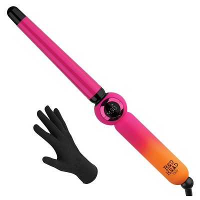 Bed Head TIGI Rock N' Wave 1 Inch Tourmaline Ceramic Tapered Styling Wand with Heat Glove