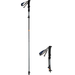 Naturehike 1pc Carbon Fiber Trekking Poles,Ultralight Foldable Hiking Poles,Adjustable 115-135cm,EVA Grip,Tungsten Tip,Hiking&Mountaineering Gear,Gray - 1 of 4
