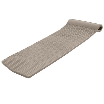 TRC Recreation Serenity 70 Inch Foam Mat Raft Lounger Pool Float, Bronze