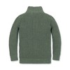 Boys' Organic Mock Neck Cardigan Stitch Sweater, Kids - 3 of 3