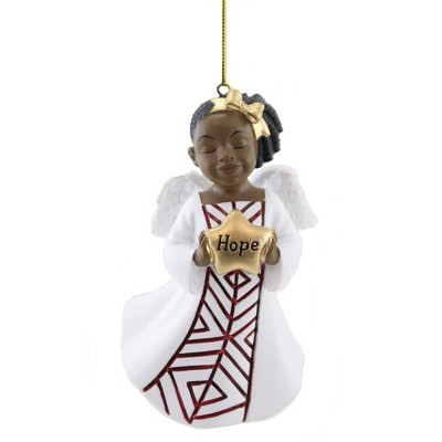 Holiday Ornament 4.0" Hope Angel Christmas Star  -  Ornament Sets