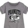 - Peanuts - Collegiate Group Graphic Short Sleeve Fleece Dress - 2 of 4