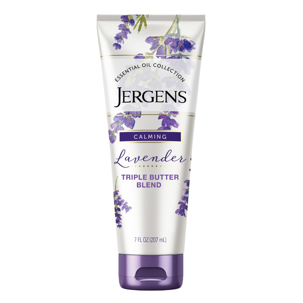 Photos - Cream / Lotion Jergens Lavender Triple Butter Blend Hand and Body Lotion, with Essential