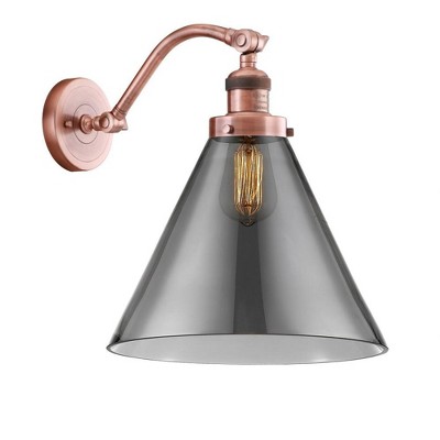 Cone - 1 Light Wall Sconce In Industrial Style-14 Inches Tall and 12 Inches Wide