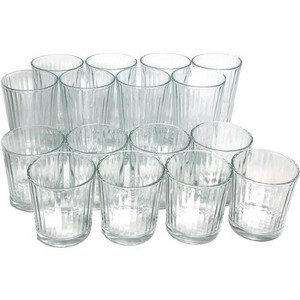 Gibson Home Moonstone Glass Double Old Fashion and Tumbler Set - 1 of 4