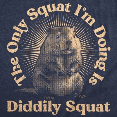 Мужские футболки Crazy Dog T-Shirts, Inc. Mens Funny T Shirts The Only Squat Im Doing Is Diddly Squat Sarcastic Graphic Novelty Tee for Men - Crazy Dog Men's T Shirt With Sarcastic Sayings XL — фото 2