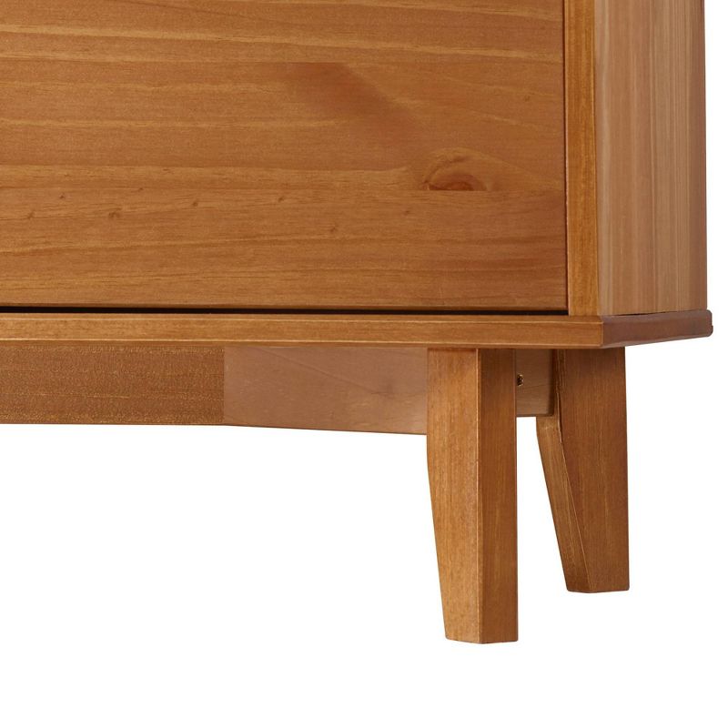 Mid-Century Modern Groove Wood 6 Drawer Dresser - Saracina Home, 6 of 29