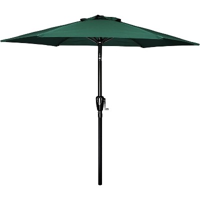 7.5-foot patio umbrella with push-button tilt mechanism, 6 sturdy skeletons