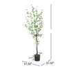 150CM ARTIFICIAL DISC LEAF TREE - 3 of 3