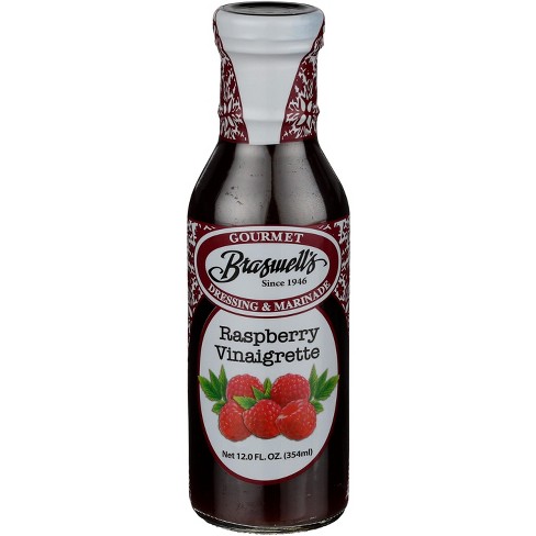 Brasswell's Raspberry Vinaigrette Dressing & Marinade - Case of 6 - 12 fl oz - image 1 of 1