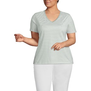 Lands' End Women's Relaxed Supima Cotton T-Shirt - 1 of 4