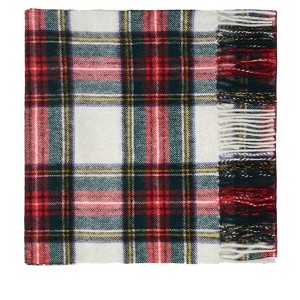 Lona Scott Pure Lambswool Tartan Scarf - 1 of 4