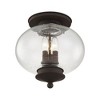 Livex Lighting Harbor 3 - Light Flush Mount in  Bronze - 3 of 4