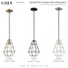 Livex Lighting Geometric 1 - Light Pendant in  Antique Brass - 4 of 4