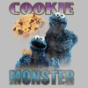 Junior's Sesame Street Cookie Monster Retro Portrait T-Shirt - image 2 of 4