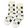 Black and White Cat Pattern Socks (Women's Sizes, Adult Medium) - 2 of 3