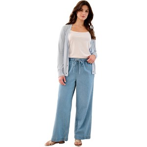 ellos Boxy Cardigan - 1 of 3