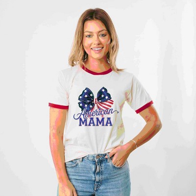 Simply Sage Market American Mama Coquette Ringer Tee