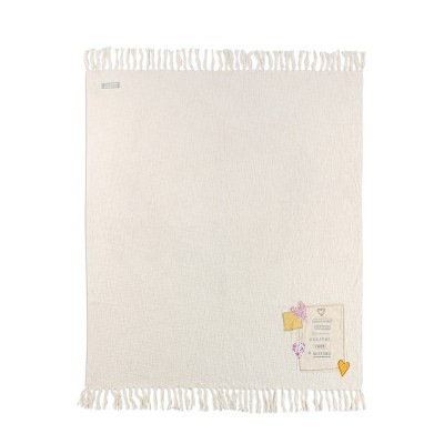 DEMDACO Soul Care Throw Blanket White