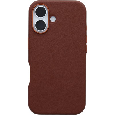 OtterBox Apple iPhone 16 Symmetry Cactus Leather Series Case with MagSafe - Rich Adobe