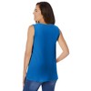 Woman Within Plus Size Perfect Sleeveless Shirred V-Neck Tunic - 3 of 4
