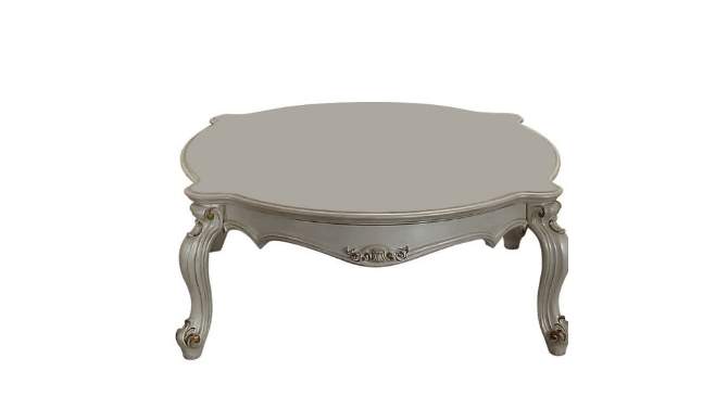 54&#34; Picardy Coffee Table Antique Pearl - Acme Furniture, 2 of 11, play video