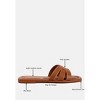 aura faux leather flat Womens sandals - 2 of 2