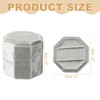 Unique Bargains Velvet Octagon Wedding Proposal Engagement 2 Slot Jewelry Storage Ring Box - 2 of 4