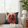 Square Sofa Pillow YORKIE STYLE YORKIE Graphic – 18 Inch by Manual Woodworkers and Weavers - 3 of 3