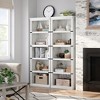 5 Tier Bookcase, Farmhouse Book Shelf with Storage, 67.4 Inch Tall Open Display Bookshelves - 4 of 4