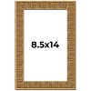 PosterPalooza | Photo Size Sculpted Black Picture Frame - UV Acrylic, Foam Board Backing, Hanging Hardware - 2 of 4