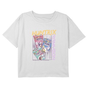 Girls KPop Demon Hunters Huntrix Superstars Instant Ramyeon Cropped T-Shirt - 1 of 4