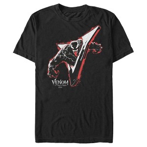 Men's Marvel Venom: Let There be Carnage Shiny V T-Shirt - 1 of 4