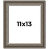 PosterPalooza | Photo Size Weathered Black Picture Frame - UV Acrylic, Foam Board Backing, Hanging Hardware - 2 of 4